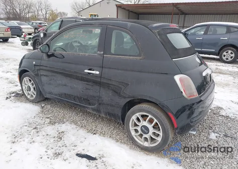 2012 Fiat 500C Pop z USA, uszkodzony, nr VIN 3C3CFFDR7CT169466
